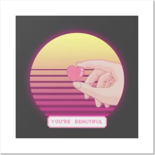 You Are Beautiful Posters and Art